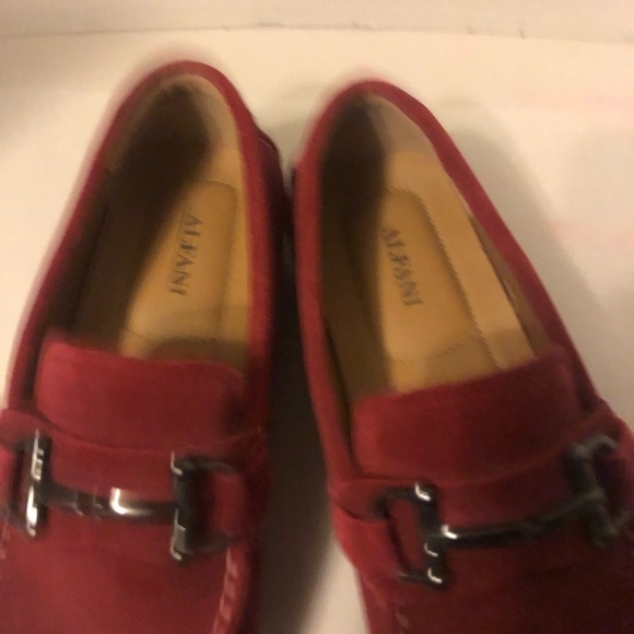 ALFANI mens MARCUS Red SUEDE DRIVERS LOAFER Size 8.5 main image 7